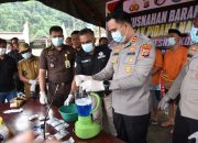 Polres Morowali Utara Musnahkan 366 Gram Barang Bukti Narkoba Jenis Sabu