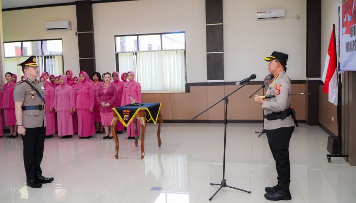 Kapolresta Banggai Pimpin Pelaksanaan Sertijab Wakapolresta
