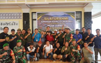 Dandim 1311 Morowali Boyke Baja Sirait Bangun Kemitraan dan Sinergitas Bersama Insan Pers Morowali Utara