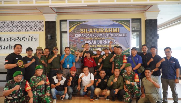 Dandim 1311 Morowali Boyke Baja Sirait Bangun Kemitraan dan Sinergitas Bersama Insan Pers Morowali Utara