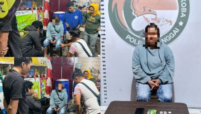 Emak-emak Diduga Pengedar Sabu di Luwuk, Banggai Ditangkap Polisi