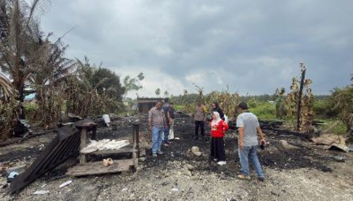 Musibah Kebakaran di Batui, Dinsos Banggai Turun Tangani Empat Warga Terdampak