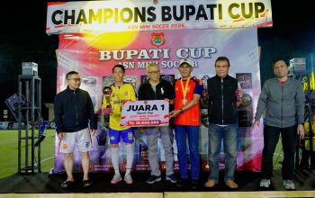Disdikbud Banggai Juara I Bupati Cup ASN Mini Soccer 2026