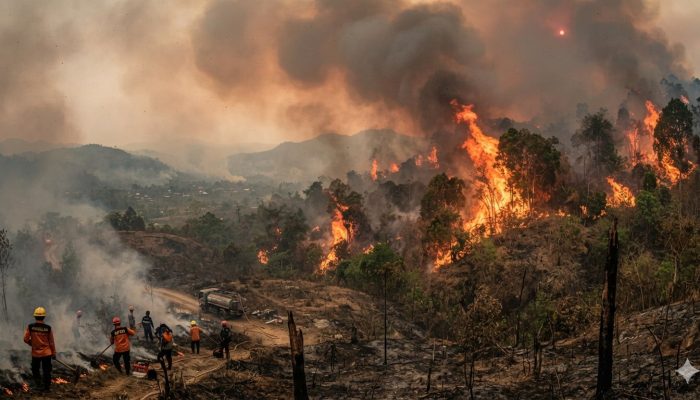 Sulteng Darurat Kebakaran: MUI Sulteng Serukan Sholat Istisqa dan Doa Tolak Bala Massal
