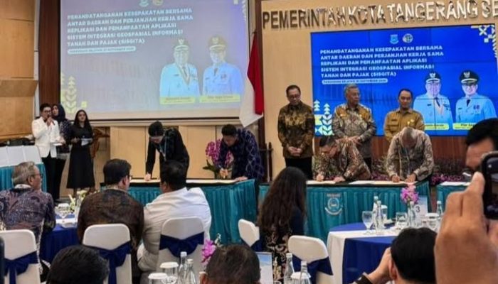 Percepat Sistem Geospasial, Pemkab Tojo Una-Una Jalin Kesepakatan Antardaerah di Tangsel