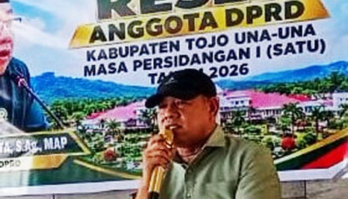 Reses di Kecamatan Tojo, Asrun Taurenta Tegaskan Efisiensi Anggaran Bukan Hambatan Pembangunan Ekonomi