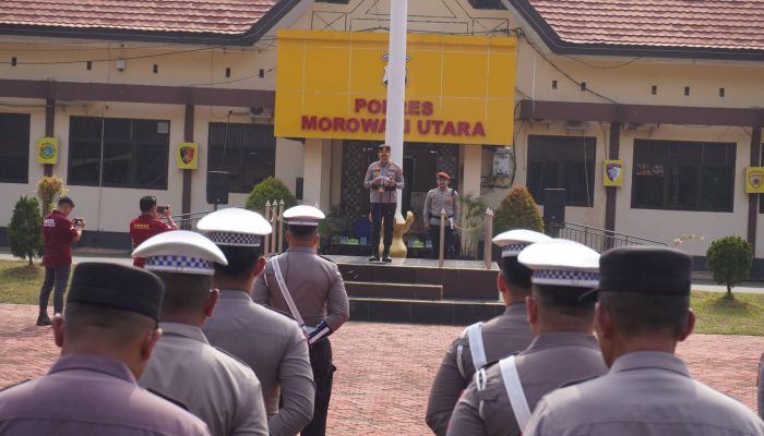 Kapolres Morowali Utara Pimpin Gelar Pasukan Operasi Patuh Tinombala 2026, Fokus Pelanggaran Kasat Mata