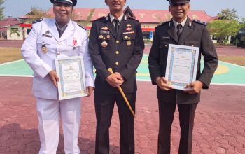 Sinergi Cegah Konflik: Lurah dan Bhabinkamtibmas Labiabae Raih Penghargaan Sumpah Pemuda dari Polres Tojo Una Una