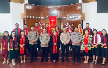 Minggu Kasih Jadi Ruang Komunikasi, Polresta Banggai Hadirkan Semangat Polisi Bersama Masyarakat