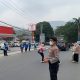 Polresta Banggai dan BPBD Bagikan 5 Ribu Masker Untuk Lindungi Warga Dari Kabut Asap