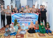 Semarak HUT Humas Polri ke-75, Kapolresta Banggai Berbagi Sembako di Dua Panti Asuhan
