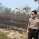Kapolres Morowali Utara Turun Langsung Pantau Pemadaman Kebakaran Hutan di Desa Lemboroma