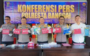 Kapolresta Banggai Nyatakan Perang Terbuka Terhadap Narkoba, 40,69 Gram Sabu Disita