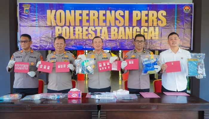 Kapolresta Banggai Nyatakan Perang Terbuka Terhadap Narkoba, 40,69 Gram Sabu Disita