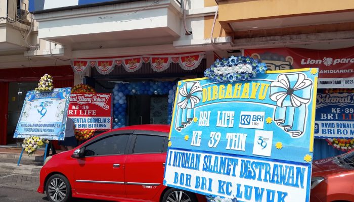 Rayakan HUT ke-39 BRILife, BRI BO Luwuk Perkuat Kolaborasi dan Strategi Bisnis Asuransi