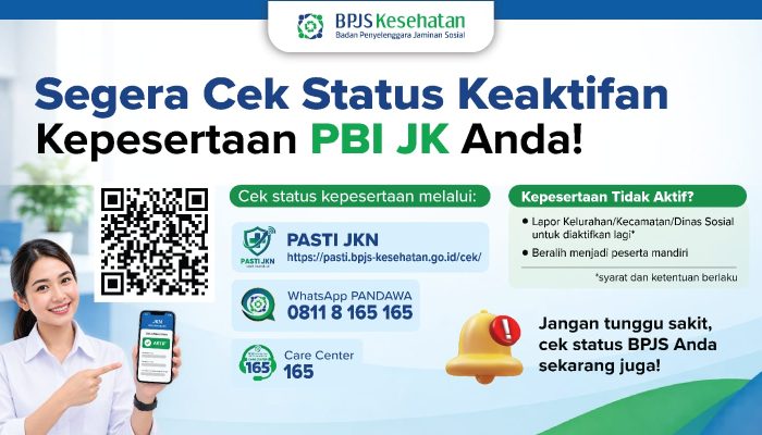 Ramai Isu Penonaktifan PBI, BPJS Dorong Peserta Rutin Cek Status Keaktifan