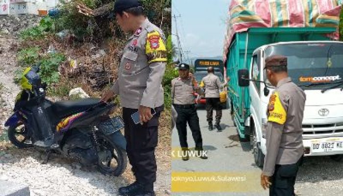 Sedot Solar Dari Dua Unit Truk di Jalur Dua Luwuk, Polisi Amankan Motor Diduga Milik Pelaku