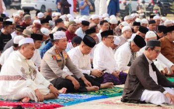 Kapolresta Banggai Ikuti Salat Istisqa, Ikhtiar Bersama Hadapi Musim Kemarau