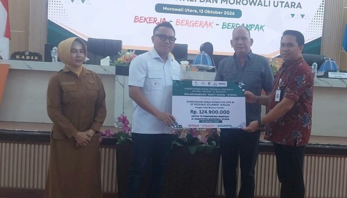 Bupati Morut Buka Pelaksanaan Bakti Sosial ATENSI untuk Kabupaten Morowali dan Morowali Utara