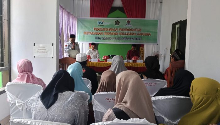 Perkuat Pondasi Rumah Tangga, Kemenag Tojo Una-Una Canangkan Program Ketahanan Ekonomi Keluarga di Ampana Tete